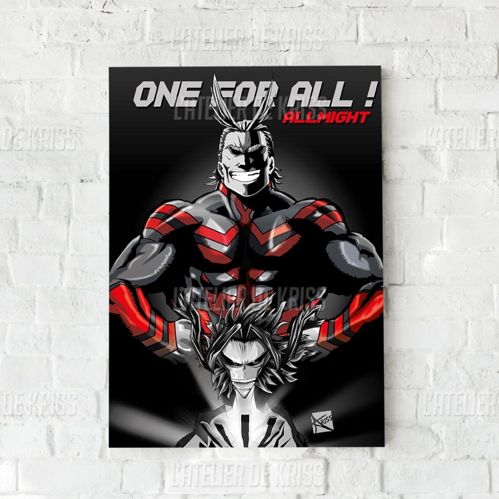 Poster ALLMIGHT _30x40cm [MAH serie1]