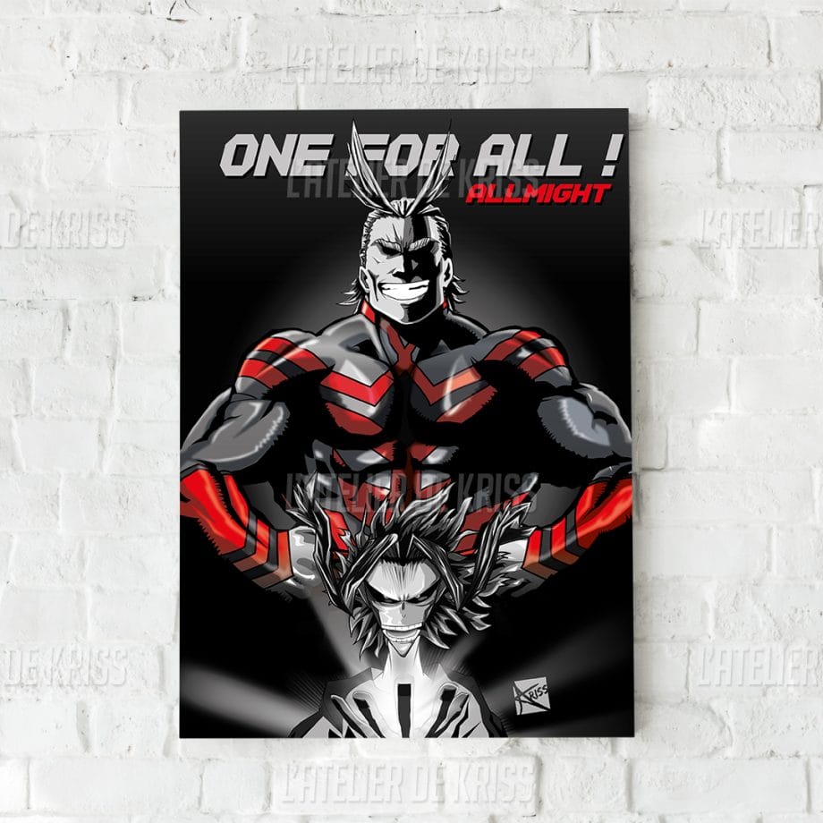 Poster ALLMIGHT _30x40cm [MAH serie1]