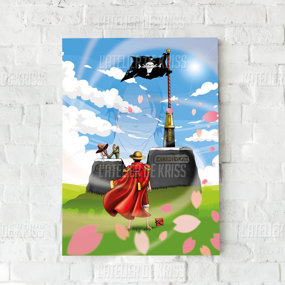 Poster Luffy Roi des Pirates _30x40cm [Fanfact Story]