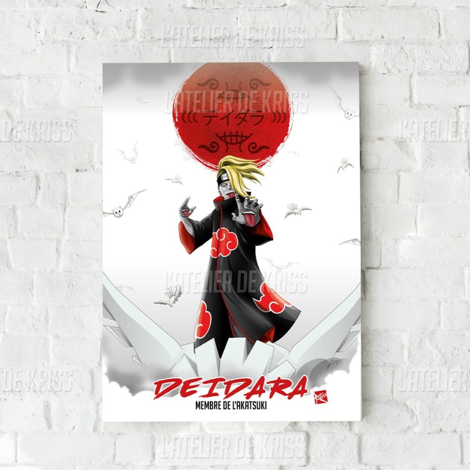 DEIDARA _poster 30x40cm