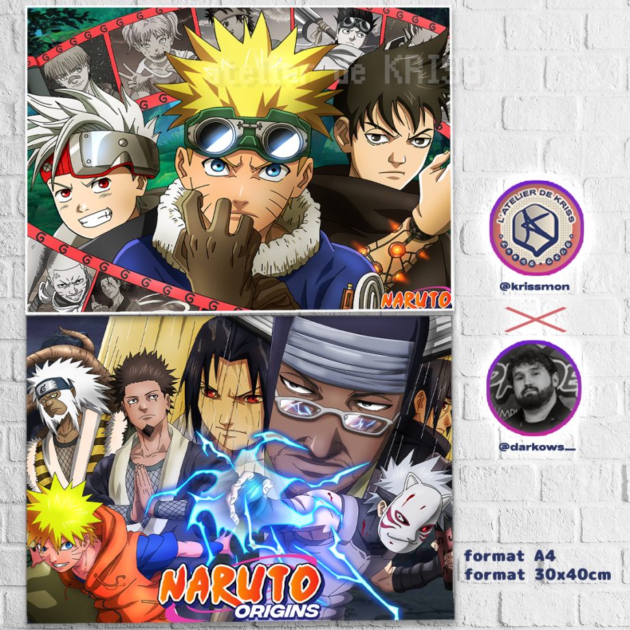 Poster Naruto Origins -collab DARKOWS