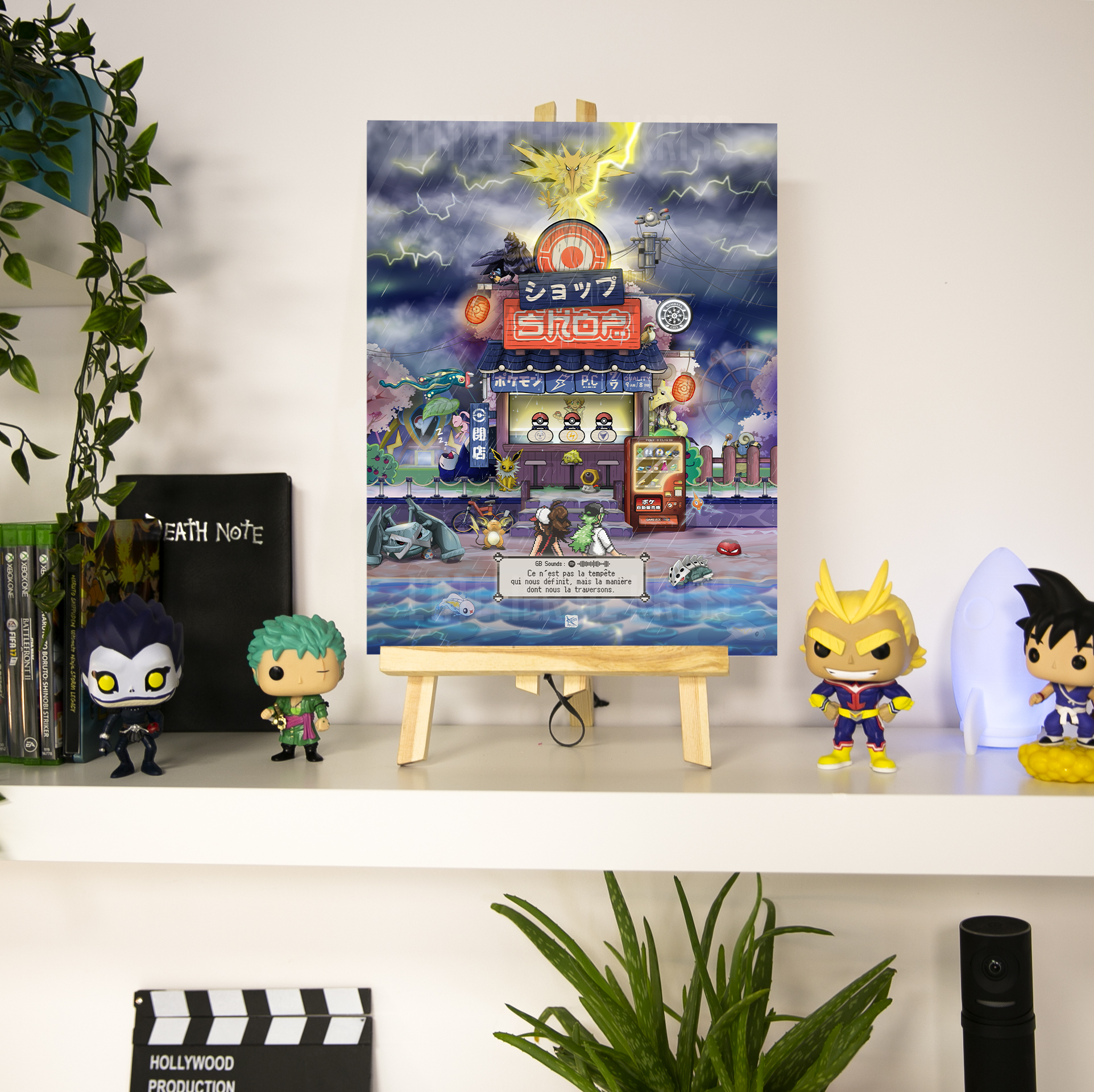 MONSTERSHOP Orage_ poster 30x40cm